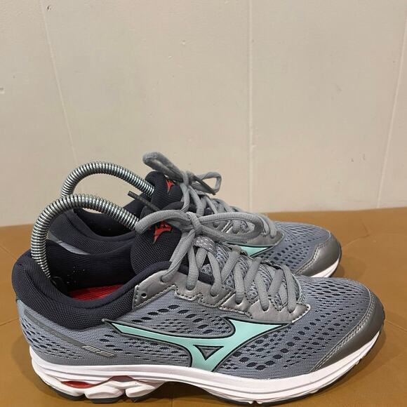 Mizuno Women's Wave Rider 22 Running Shoe Comfort Performance Gray Size 7.5 - Picture 3 of 8